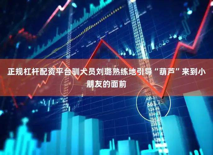正规杠杆配资平台驯犬员刘璐熟练地引导“葫芦”来到小朋友的面前